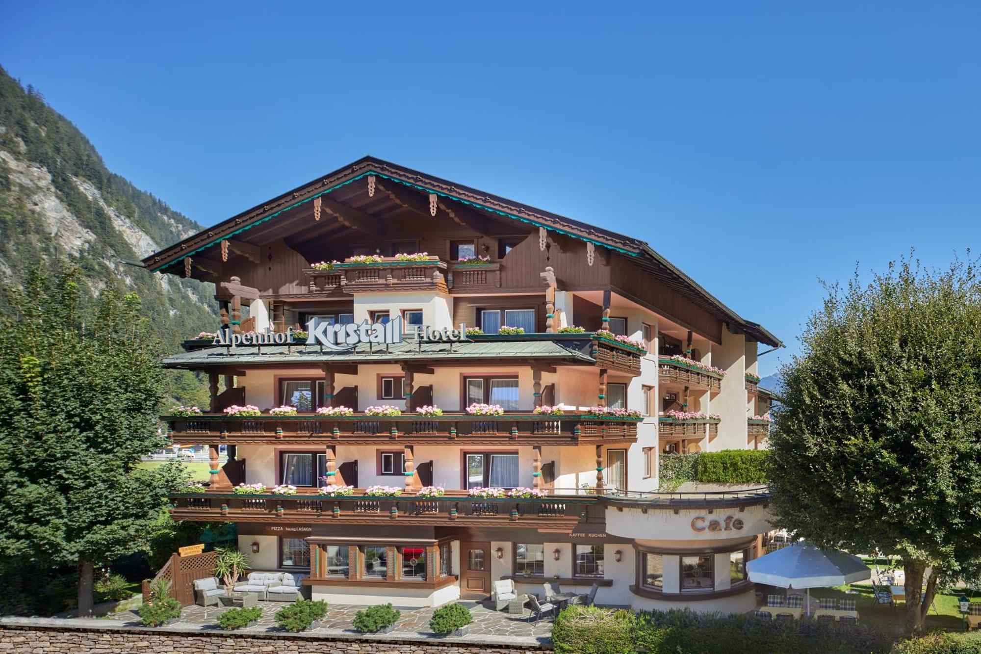 Hotel Alpenhof Kristall Mayrhofen Esterno foto